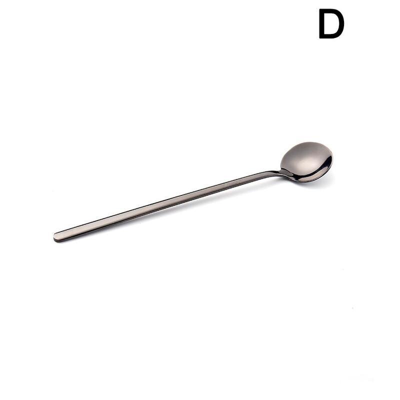 Stainless Steel Cutlery Dessert Coffee Spoon Tea Spoon Bright Stirring Spoon L3F0: D / 13CM