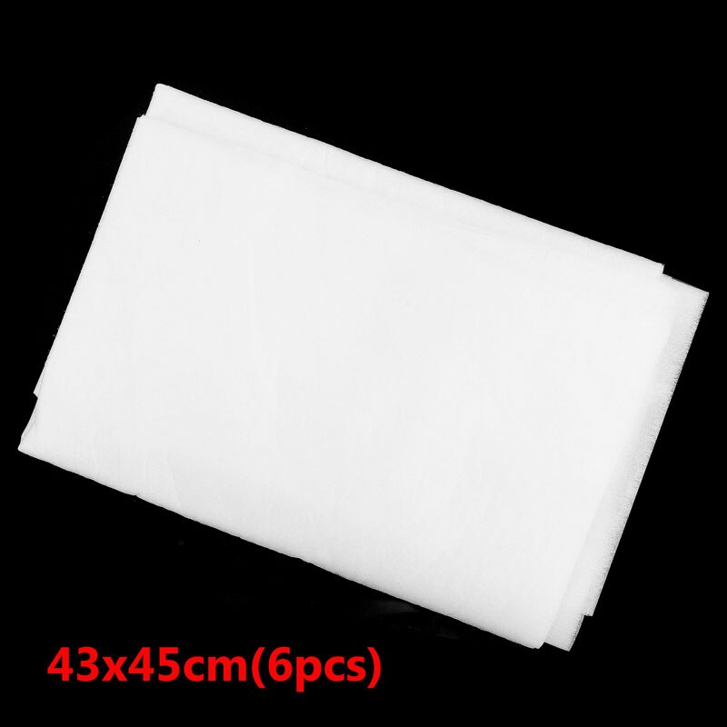 Filtro desechable de papel absorbente de aceite de cocina, filtros de algodón antiaceite no tejidos para Extractor de campana extractora, herramientas de cocina: 43x45cm(6pcs)