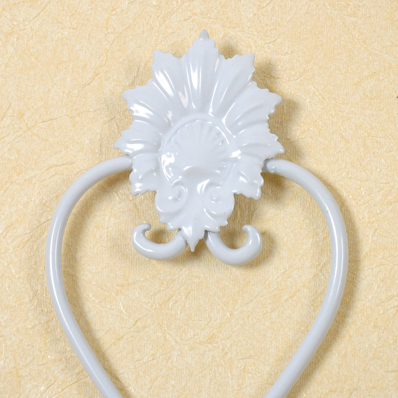 Soporte de papel higiénico para baño de hierro forjado retro Portarrollos de papel soporte de papel de pared para baño decoraciones de baño bandeja de papel higiénico