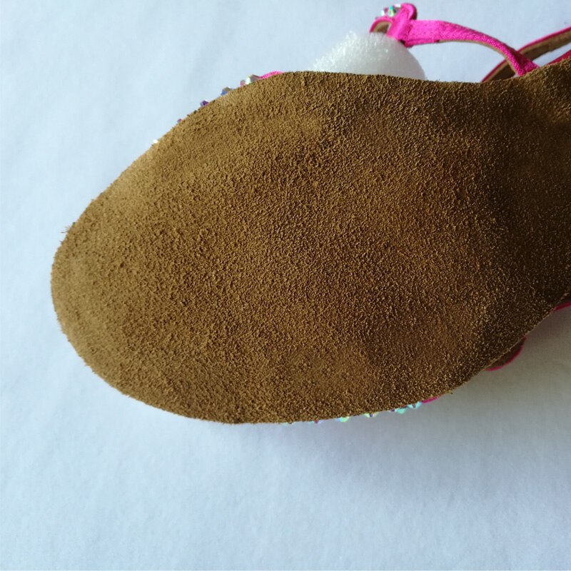 8.5cm heel Latin Dance Shoes For women Salsa shoes comfortable latin shoes MS6239PDG low heel available