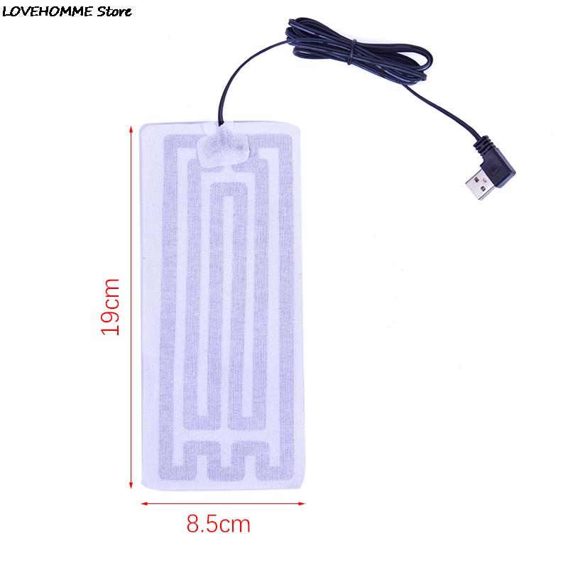 Placa aquecedora portátil de inverno, 20 estilos, 1/peças, suprimentos, aquecimento usb, placa para mouse pad, sapatos golfos: Style18-L 1PCS