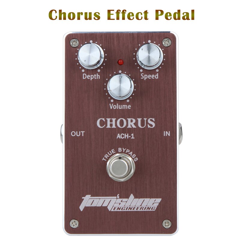 Aroma Vertraging Effect Elektrische Gitaar Effect Pedaal True Bypass Gitaar Pedaal Metalen/Chorus/Overdrive Distortion Gitaar Accessoires: Chorus Effect Pedal