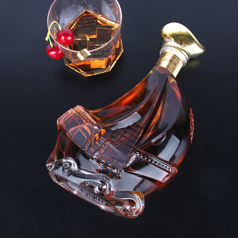 Whiskey-Dekanterflasche mit Deckel, Kristallglas, Wein- und Bierbehälter, Tasse, Hausbar-Werkzeuge, Dekoration