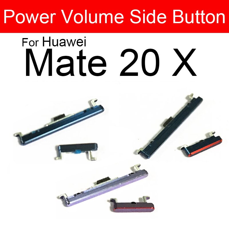 Power Volume Button For Huawei Mate 20 20Lite 20Pro 20X Up Down Audio Control Button Replacement Repair Parts Flex Ribbon Cable