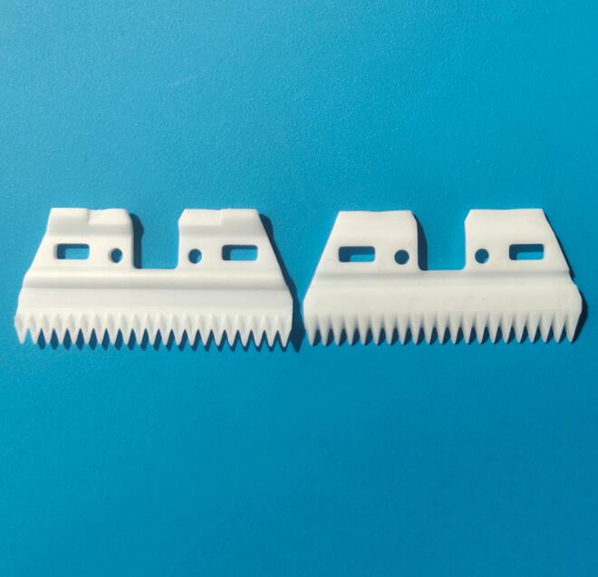 10pcs 21 teeth white zirconia ceramic clipper blade