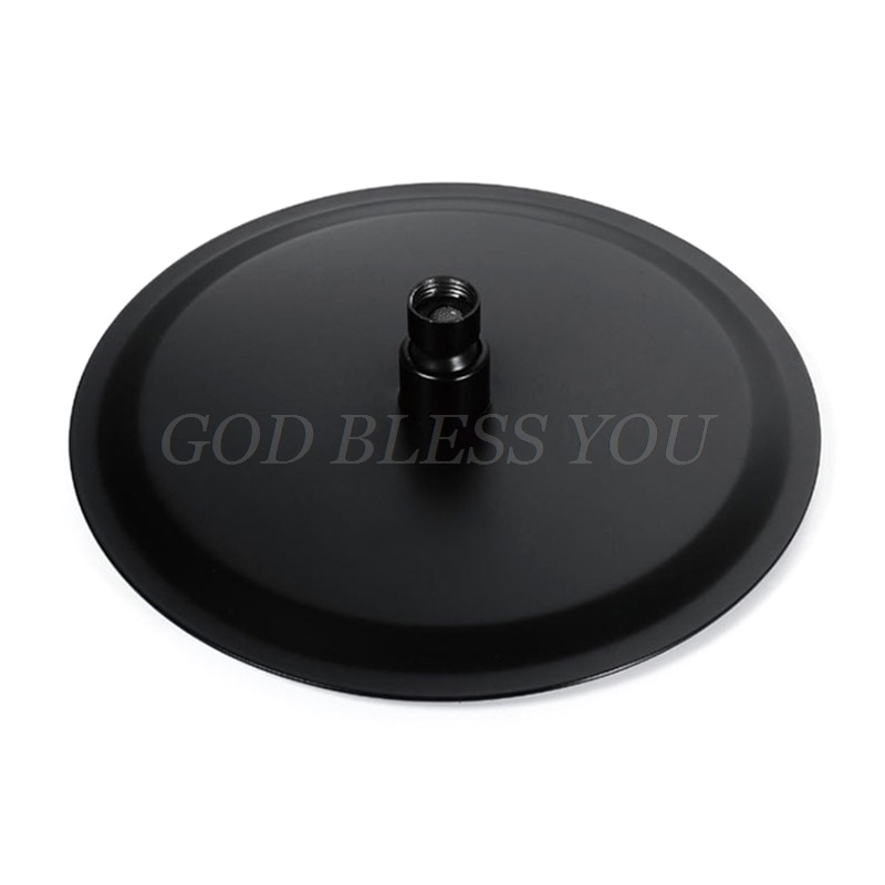 8/10/12 Inch Vierkante/Ronde Douchekop Rvs Zwart Ultradunne Badkamer Top Spuiten Douchekop Douche Accessoires