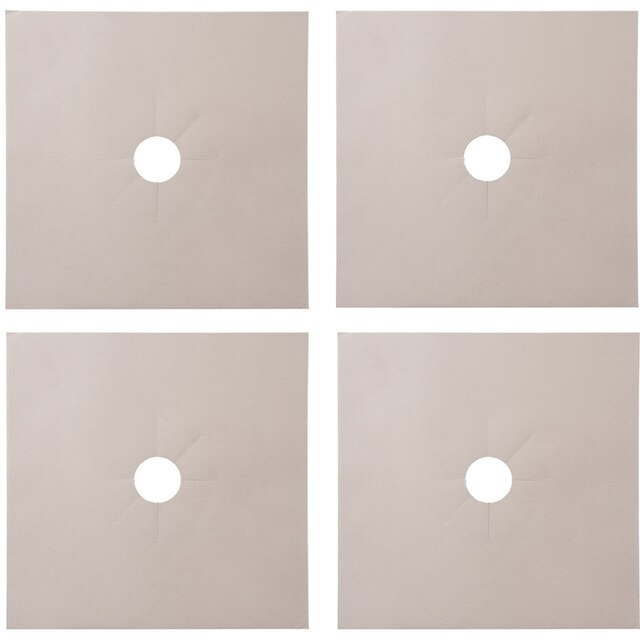 Protection pour Cuisinière à Gaz, Accessoire pour la Cuisine, Protège votre Appareil, Petit Tapis Mat, Laisse vos Feux Propres, Lot de 1, 2, 4 Pièces: CF101-9