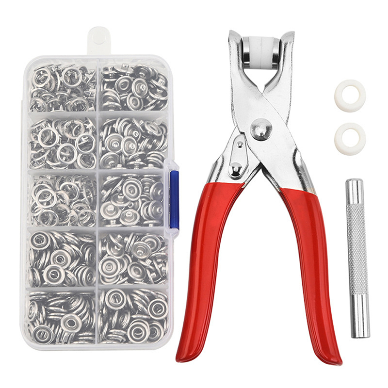 Snaps Knoppen Tangen Set Snap Fasteners Kit Tool Naaien Knoppen Drukknopen Snap Voor Installeren Kleding Tassen