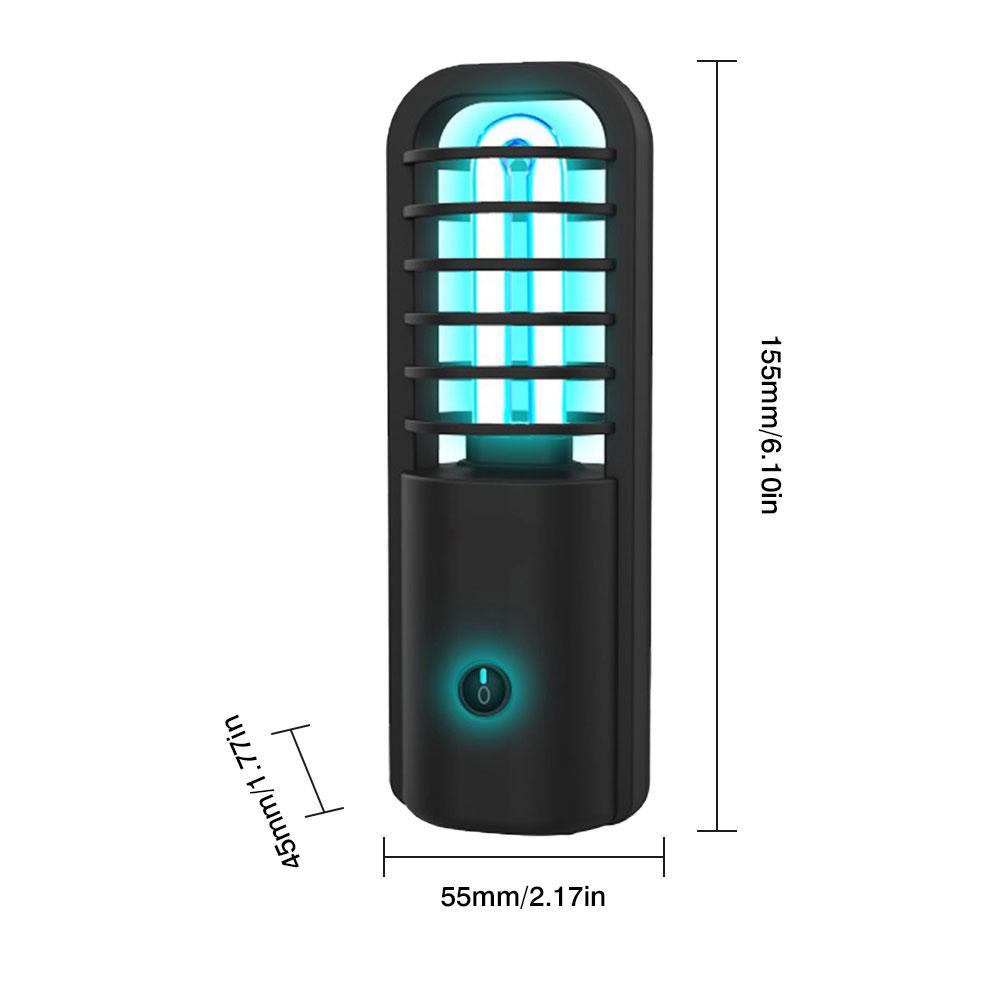 Uv Sterilizer Germicidal Lamp Portable UV Lamp Car USB Charging Indoor UVC Violet Light Mite Removal Lamp Ultraviolet Lamp