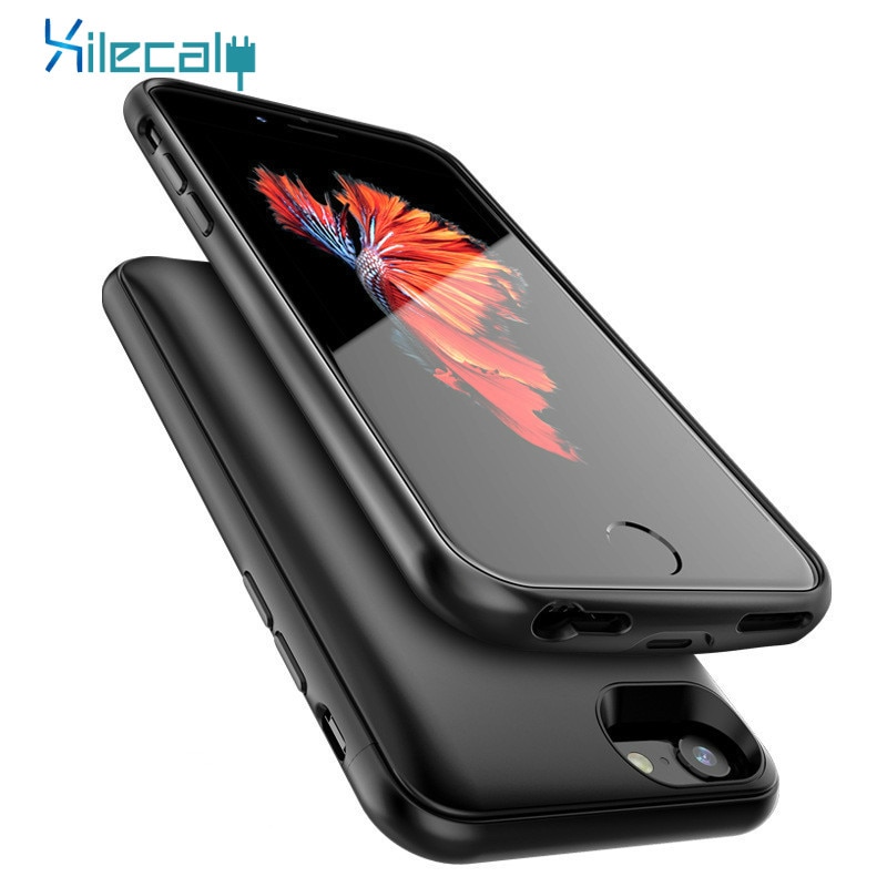 Xilecaly Battery Charger Case For iPhone 8 Plus 8 SE 5500 mAh Battery Case Power Bank For iphone 6s 6 7 Plus Charging Capa U