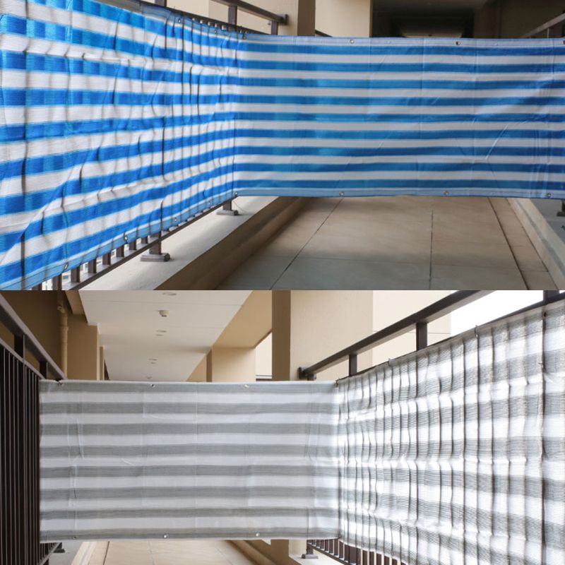 5m varmebestandig balkon privatliv skærm hegn skygge dækning anti-uv vindbeskyttelse