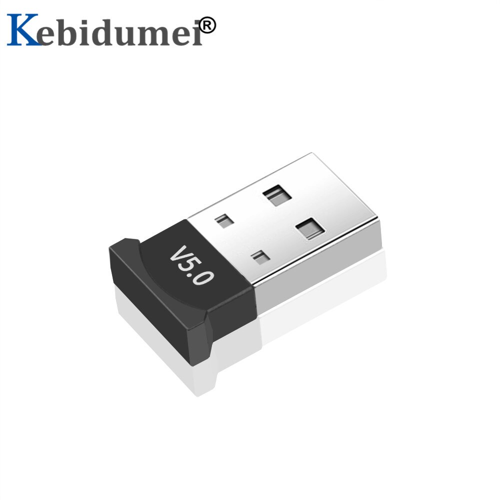 Kebidumei Mini Bluetooth Adapter V5.0 Wireless BT5.0 Adapter USB Bluetooth Dongle Receiver Tramsmitter For Laptop Mouse Keyboard