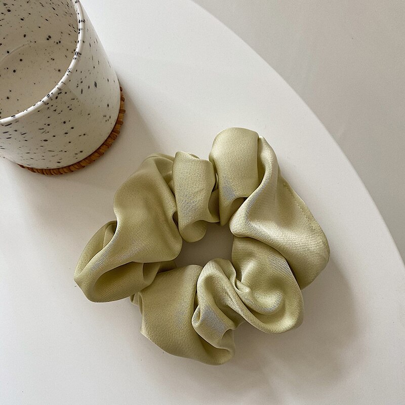 Black White Hair Scrunchies Simple Hair Band Women Girls Ponytail Holder Hair Rubber Bands Hair Ties Hair Accessories: C4