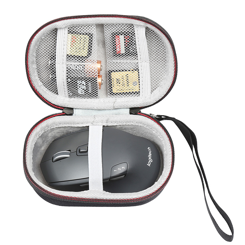 Zopreore capa dura de eva para viagem, bolsa de transporte para logitech m510 m590 m330 m720 m750 m650 g304 g305 mouse sem fio