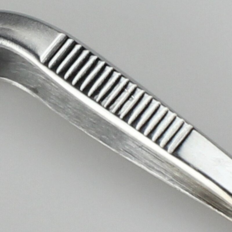 1PCS Stainless Steel Ear Shaped Gun Forceps for Animals Tissue Bending Forceps Earwax Nipper and Fishbone Forceps