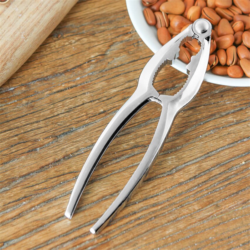 Zinc Alloy Nutcracker Sheller Crack almond Walnut Pecan Hazelnut Filbert Nut Kitchen Nut Sheller Clip Tool Clamp Plier Cracker