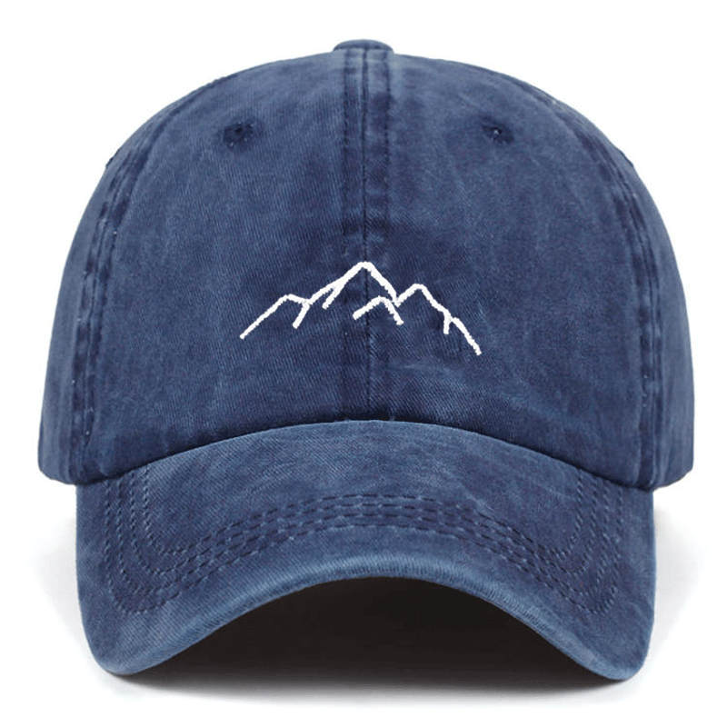 neue Berg palette stickerei Mens Frauen Baseball Caps Einstellbare Hysterese Kappen papa Hüte Knochen Garros: navy blue