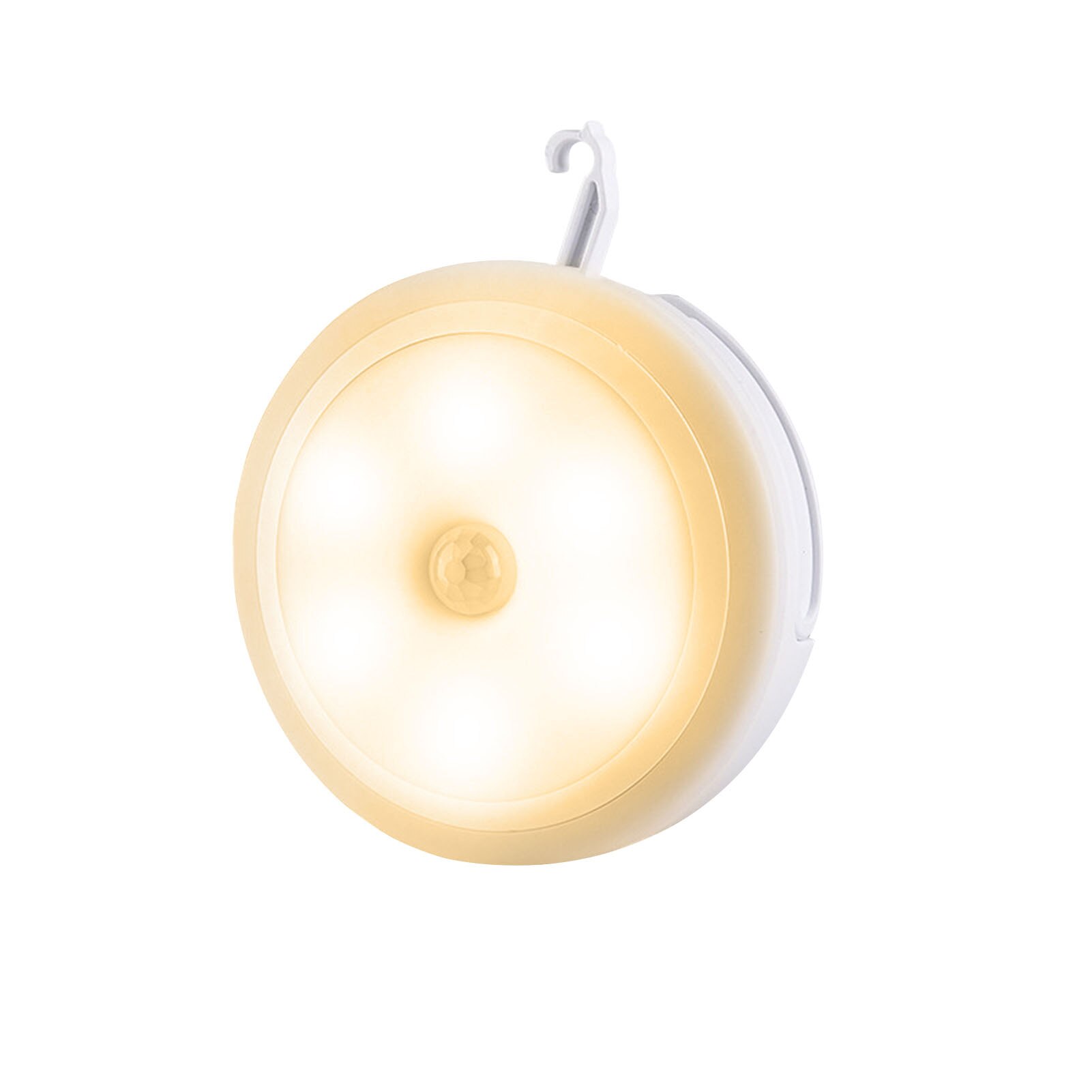 Intelligente Draadloze Menselijk Lichaam Inductie Lamp Automatische Led Nachtlampje Opladen Garderobe Gangpad Licht Nachtkastje Inductie Lamp: Warm light