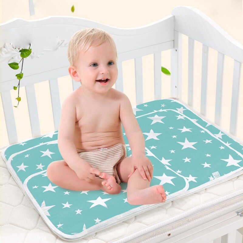 Baby Infant Washable Diaper Pads Nappy Urine Mat Kid Waterproof Bedding Changing Pads Covers