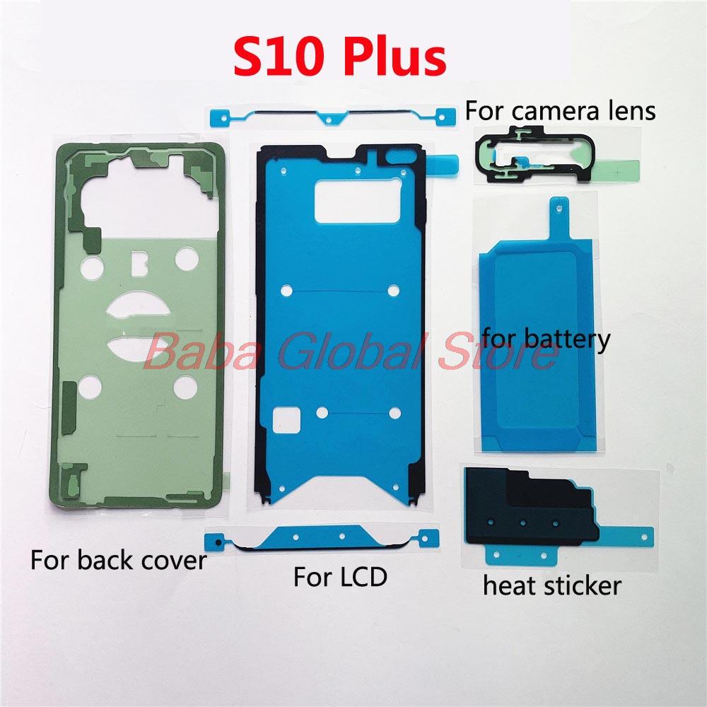 Voor Samsung Galaxy S21 + Plus S21U S20 Ultra Fe S10 Lite S10 5G Lcd-scherm Tape Back Batterij sticker Frame Camera Lens Lijm