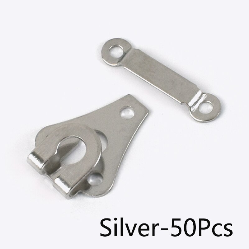 50/100Pcs Broek Broek Metalen Knoppen Vrouwen Rok Gesp Naai-Op Pak Jas Kledingstuk Haken diy Naaien Accessoires: Silver-50pcs