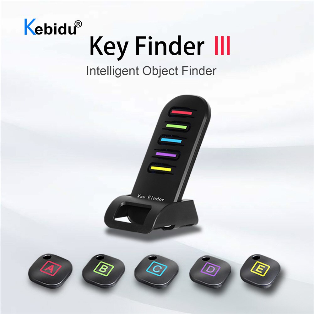 Wireless Pet Tracker Key Finder Remote Key Locator Phone Wallets Anti-Lost 5 Receivers and 1 Dock