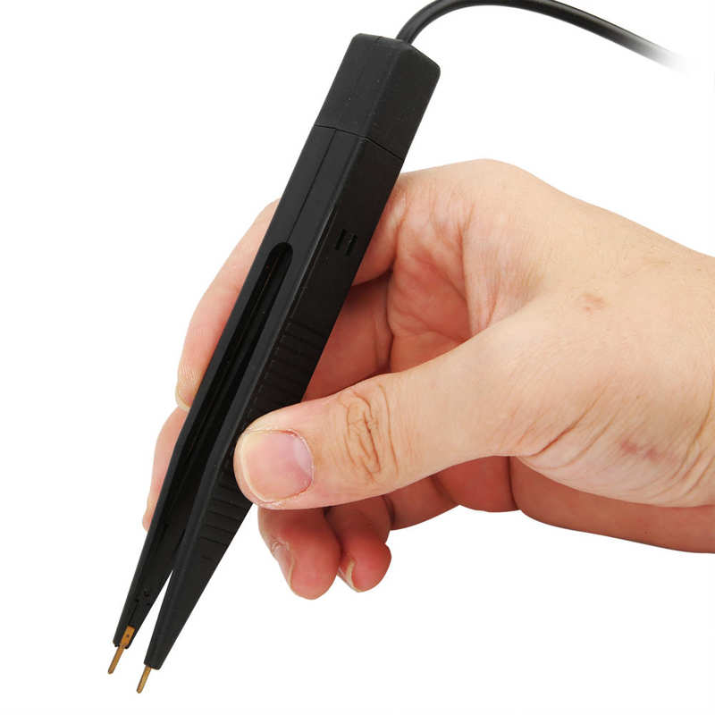 Multimeter Probe UA05 Meter Probe Tweezer Test Pen Replacement for Resistors Capacitors and SMD Inductor