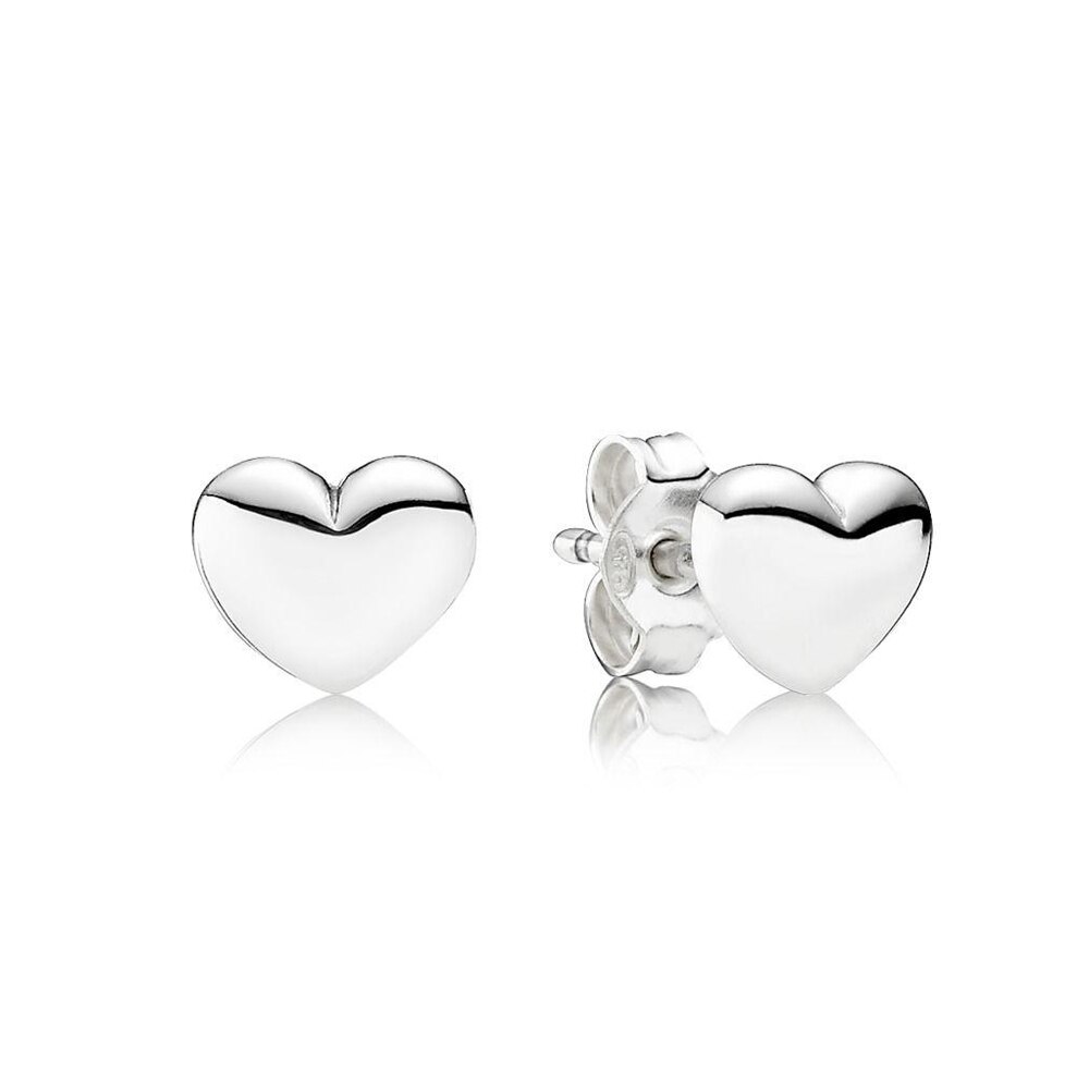 NEUE 100% 925 Sterling Silber Rose Gold Poliert Krone O Freier Funkelnde Krone Zucht Ohrring passen DIY Frauen Original schmuck: 3