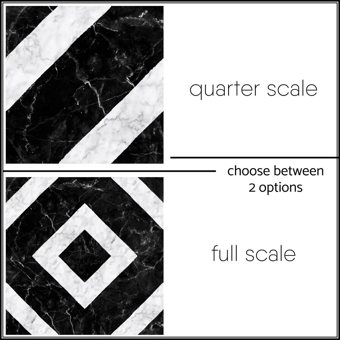 Salon In Zwarte Tegel Floor Sticker Keuken Badkamer Decoratie Zwart En Wit Waterdichte Zelfklevende Muursticker Non-slip