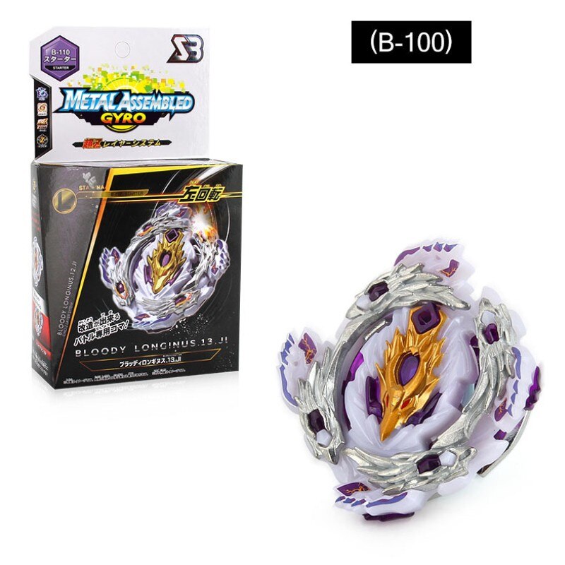 Bayblade 48 style BURST B-129 Starter Cho-Z Achilles.0.Dm & B-00-129 SPRIGGAN Kid Toy: B-100 SB