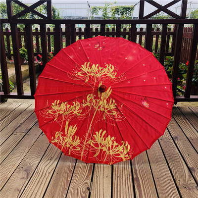 82 cm Chinesische Geölte Papier Regenschirm Falten Seide Hanfu Alte Kostüm Frau Hanfu Cos Foto Dekoration Tanz Paraguas Mujer: Dark Grau