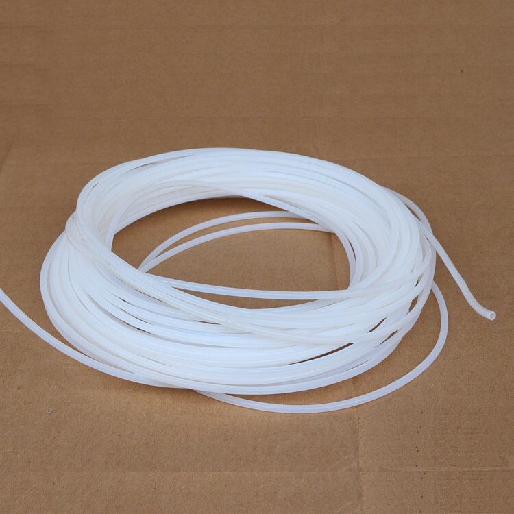 26t 0.46mm x 0.86mm ptfe-rør t eflon isolert stiv kapillær  f4- rørs høytemperaturbestandig overføringsslange 300v hvit