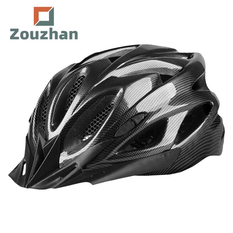 ZOUZHAN road and mountain bike helmet, one-piece cool bicycle helmet, protective outdoor helmet for men and women