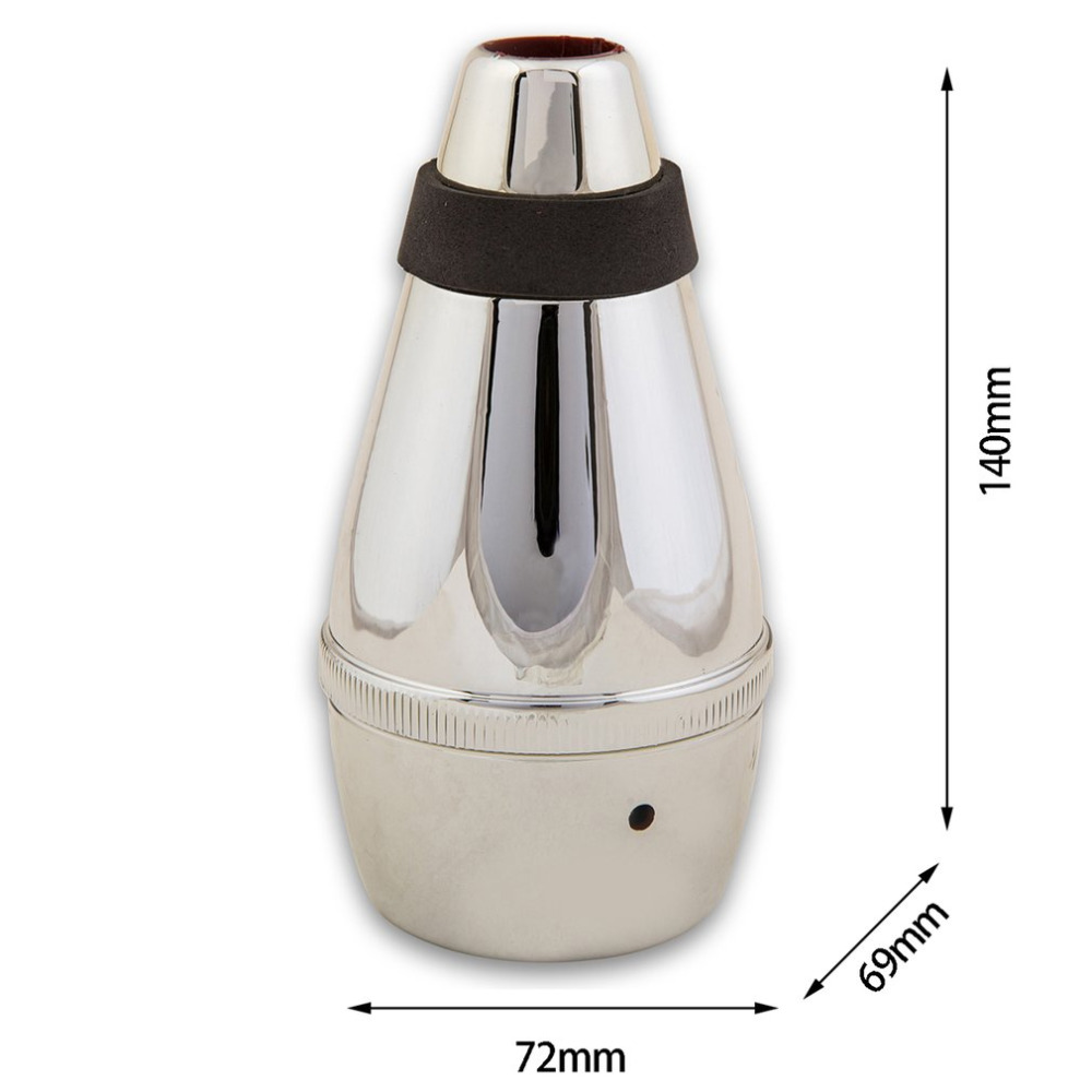 Mute Voor Trompet Aluminium Rechte Trompetten Mute Voor Jazz Instrument Praktijk Beginner