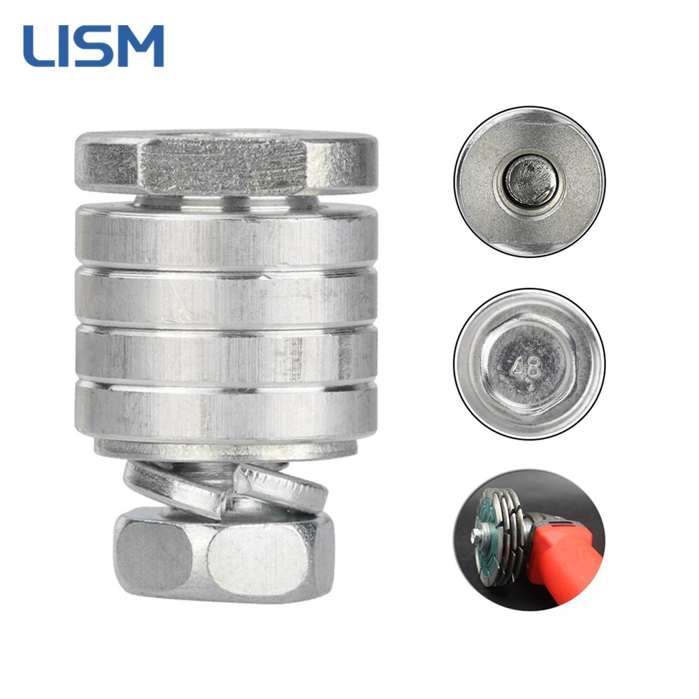 Angle Grinder Lock Nuts Flange Nut Variable Slotting Grooving Machine M10 M14 Head Conversion Lock Nuts Kit 100 / 125mm