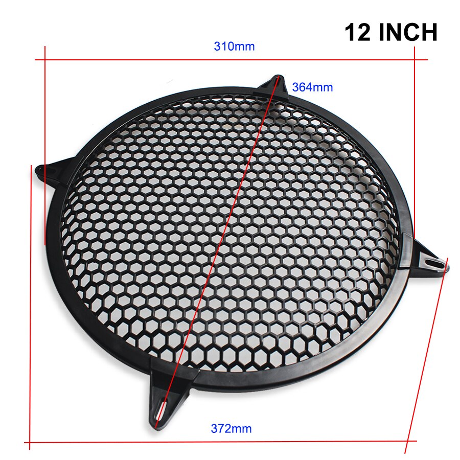 4/6/8/10/12 ZOLL Kunststoff Rahmen Bühne Sound Lautsprecher Mesh Schutz Gehäuse Netto Abdeckung lautsprecher Zubehör