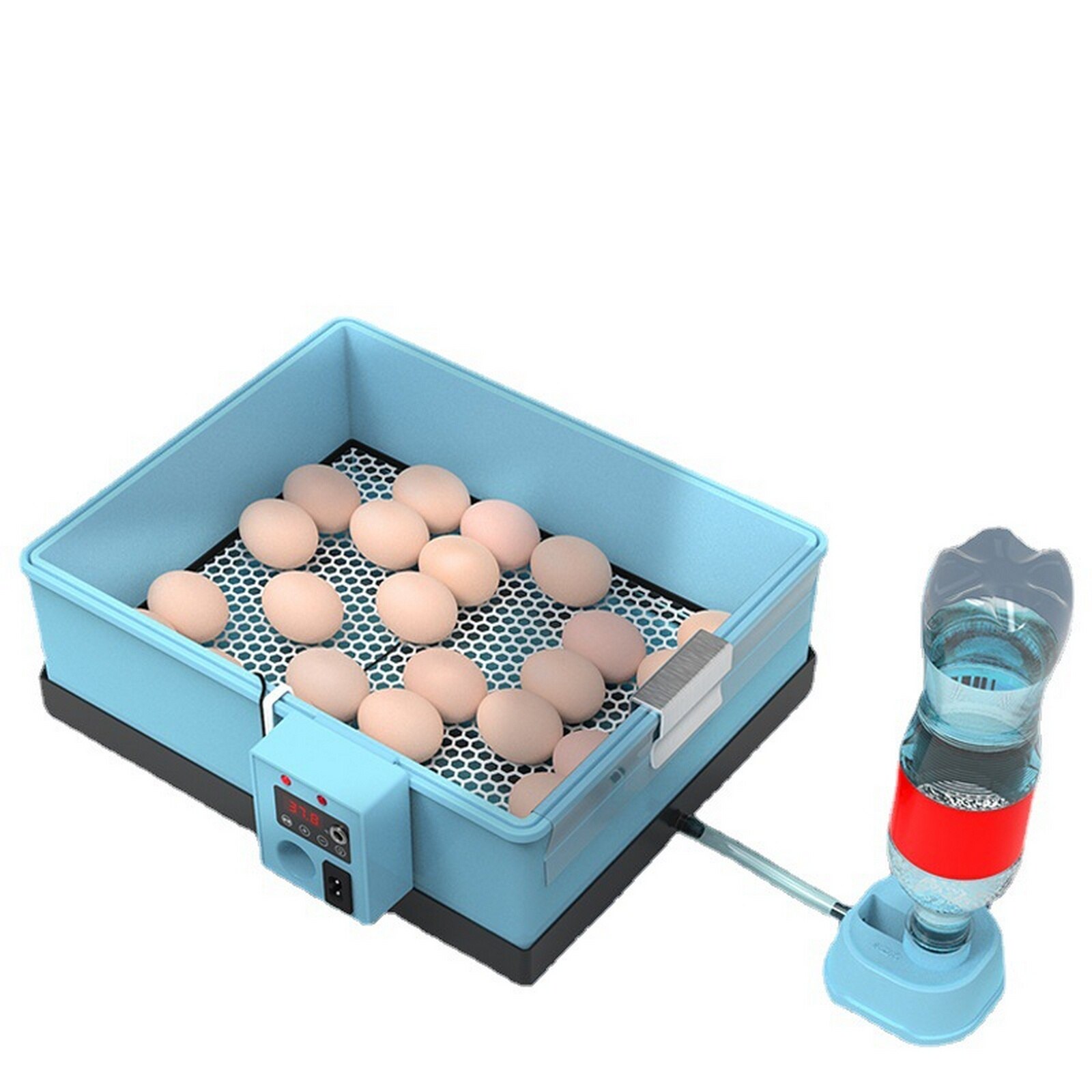 20-66 Eggs Incubator Brooder Bionic Waterbed Goose Duck Quail Pigeon Poultry Brooder Automatic Farm Hatchery Tool