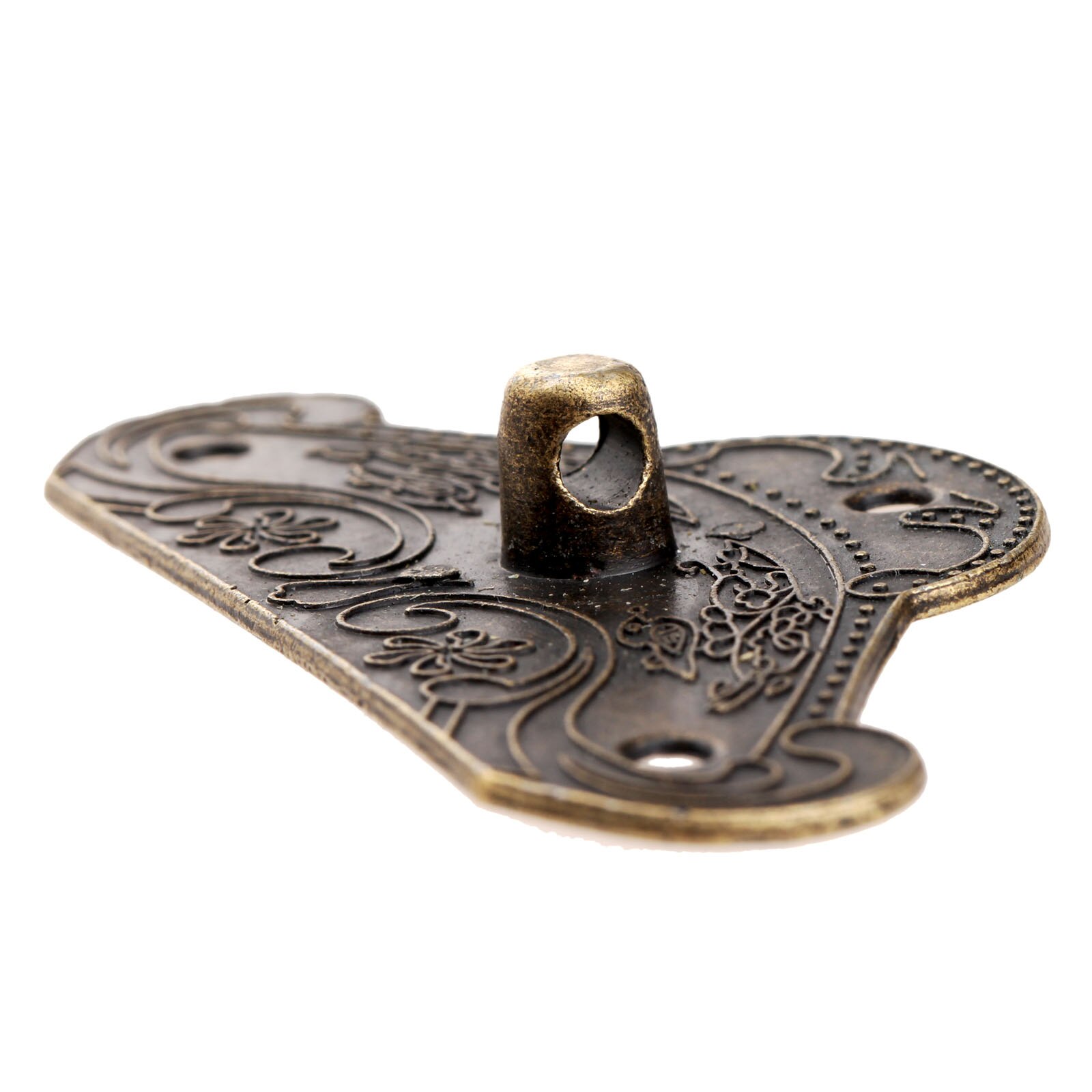 1Pc Antique Iron Antique Bronze Box Latch Hasp 38*29mm/48*37mm/65*52mm For Wine Box Box Wooden Box Decorative Hinges