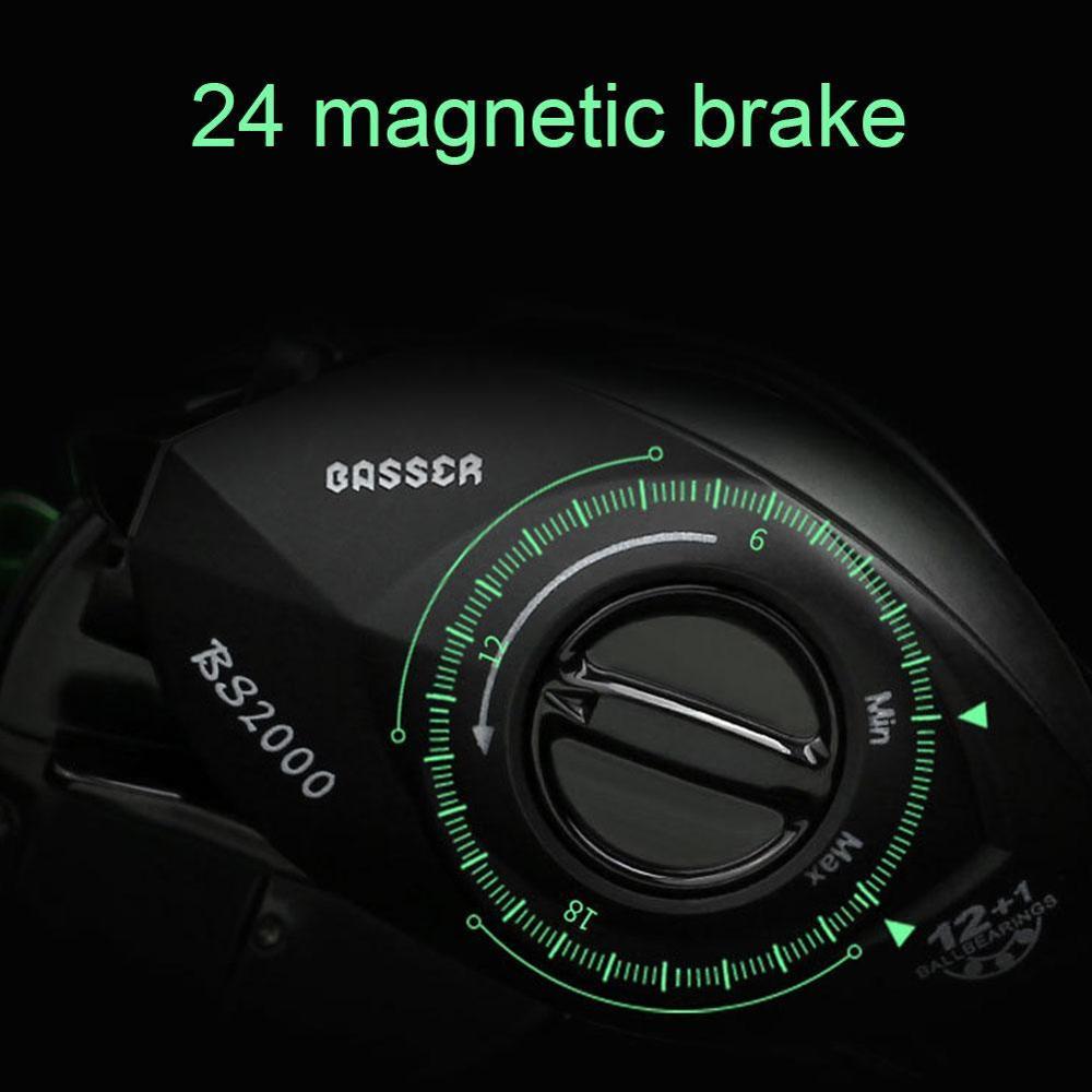 Fiskehjul gedde spinning hjul håndtag line spole saltvand tilbehør fiskeri  y7 o 9