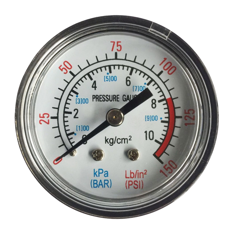 0-180PSI 0-12Bar Air Compressor Pneumatic Hydraulic Fluid Pressure Gauge 2 Types: 2