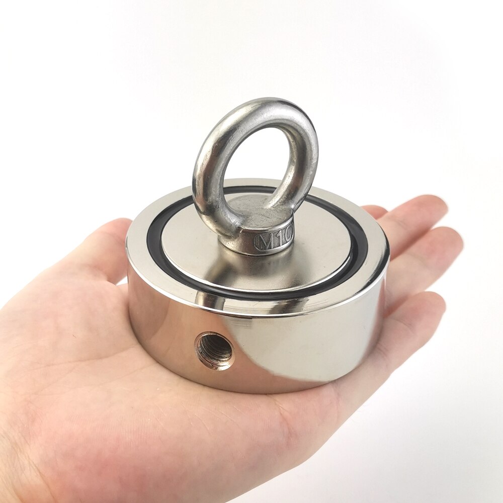 Sterke Neodymium Magneet Dubbele Kant Zoeken Magneet Haak D48 - D94 * 28 Mm Super Power Salvage Vissen Magnetische Stell bekerhouder
