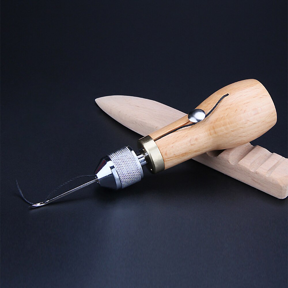 Diy Speedy Stitcher Naaien Priem Tool Kit Leer Zeil Gewaxt Draad Lederen Zeil Canvas Heavy Reparatie Lederen Naaien Tool