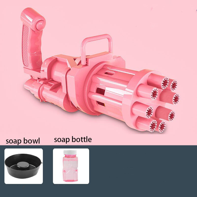 Elektrische Bubble Machine Speelgoed Douyin Met Dezelfde Stijl Van Netto Celebrity Meisje Hart Kinderen Cartoon Automatische Bubble Machine: 6