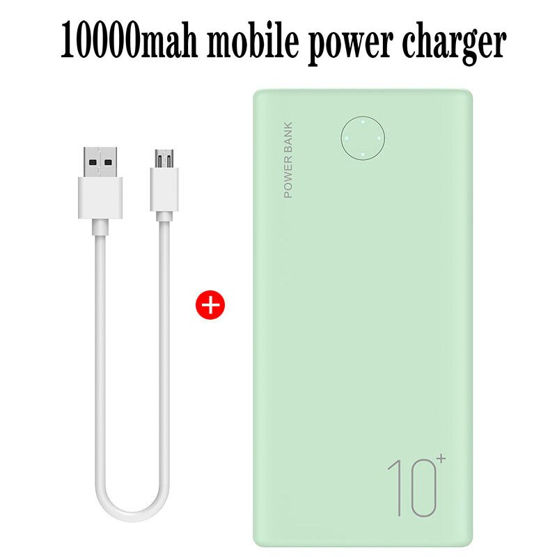 Chargeur mobile à grande capacité, 10000mah, charge rapide, mini paquet général: 1pc-B-l