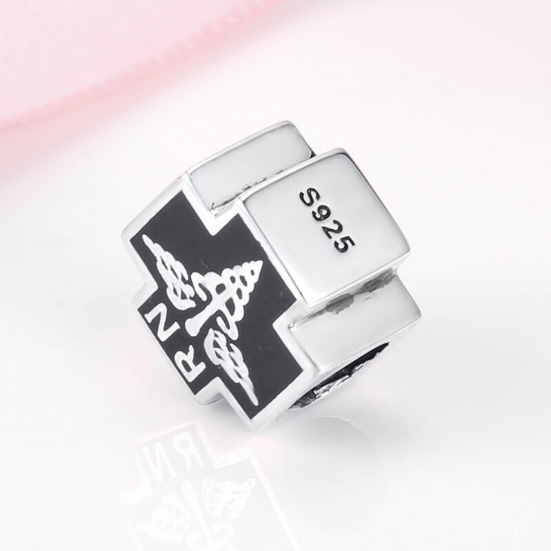 Argento 925 Moda professione registrato infermiera carriera Pendenti E Ciondoli Misura Branelli JIUHAO JIUHAO Bracciali per Monili Che Fanno
