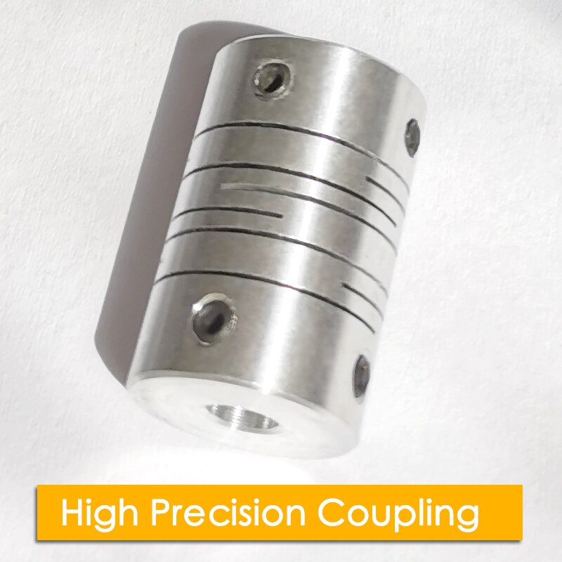 D12L19Flat-cut coupling Thread flexible shaft encoder Electric machinery Guide Sliding table parts shaft coupling3D Printers