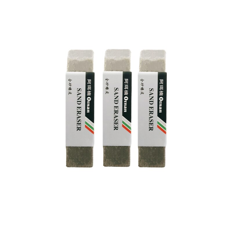 4Pcs Ink Erasers For Ballpoint Pen Gel Pen Pencil Matte Eraser Office School Stationery Clean Correction Supplies Sand Rubber: 3 Piece