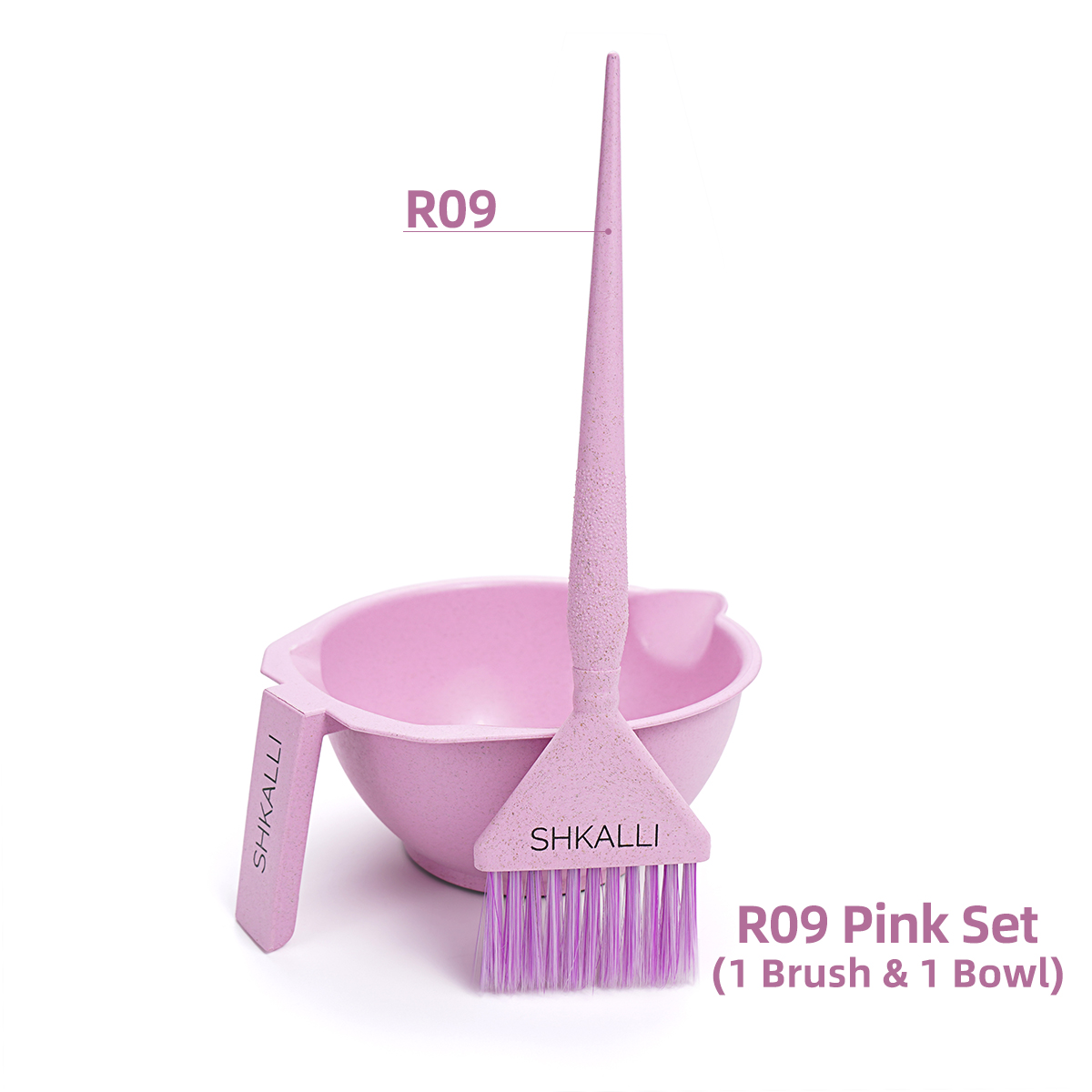 Kit de coloration des cheveux Balayage avec ensemble de pinceaux, bol de embau, de coiffure et outils de coiffage idéaux pour les stylistes: kaki foncé