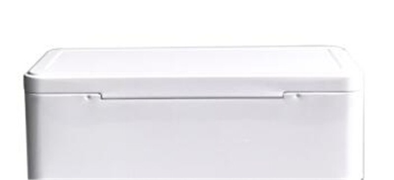 Rectangular storage tin box stationery desktop finishing storage box glasses box tool storage tin box furniture storage box: white