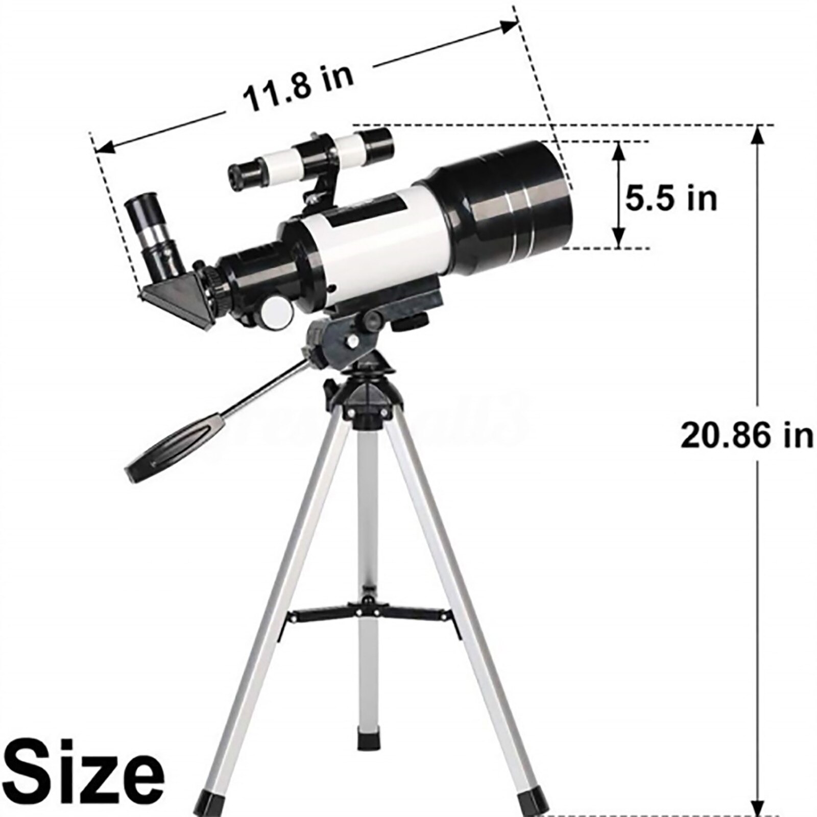 150x 70mm Aperture Astronomical Telescope For Observation Moon Universe Tripod Finder Wide-angle Equipment